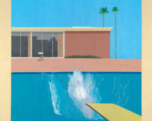 David Hockney, A Bigger Splash 1967. Acrylique sur toile, 242,5 x 244 cm